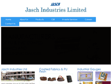 Tablet Screenshot of jaschindustries.com